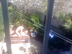 in the garden