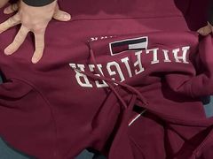 Cum on red Tommy Hilfiger Hoodie