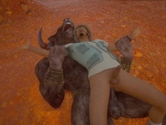 Tourist, hard anal, three dimensional