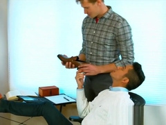 Paolo foot worships Mr. Carter