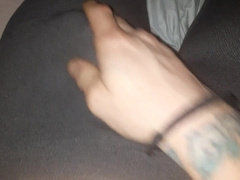 Trans doll plays with her long dinky