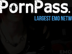 American emo dude Vayne Insanity delivers a great solo jerking session