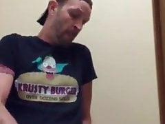 Beautiful sexy wanker at work
