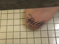 Under The Stall Fuck & Cum Twice