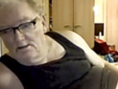 grandfather demonstrate on webcam
