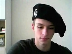 Pretty Russian Teen Boy Jerks And Cums On Webcam