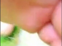 Outdoor Youngster Stroking in the Open Air