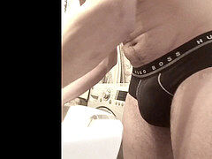 Caught by my cousin luving my full salute around home