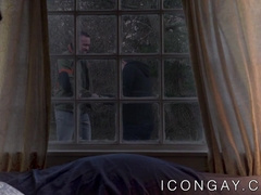 Strong daddy with tatts raw rammed by younger hunk