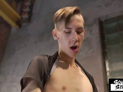 Jeka Gloo gets busy riming Eugene Colt's ass before the action