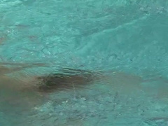 Black-Haired Stud Drains his Thick Meatpipe and Guzzles Jizm Outdoor