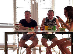 Hand rub, oral creampie, cream shots