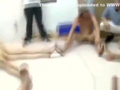 Dirty frat initiation boys play games