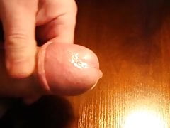 cum on table