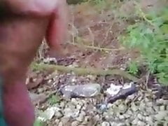 Quick wank on the side of the road