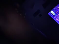 Me Caressing My Body And Making Loud Fapping Sounds With My Cock & Balls In The Dark