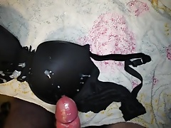 cum on my wife's bra