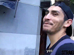 Barebacked Latino has mischievous pickup sex and gets a facial cumshot