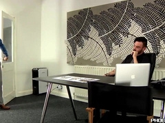 Deacon Hunter drills with Adam Watson