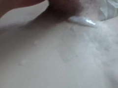 I Masturbated off my Man Sausage and Concluded with Spunk Close-up!!