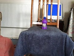 Anal gape on a chair