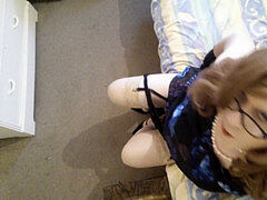 spunking in my dark-hued undies for Dana Jan'y 2019