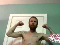 Redhead Chris is more than a little welcoming of some sucking