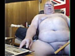 grandpa have fun on webcam