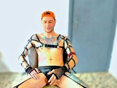 Hunky guy Hangryassactivdick goes solo for a steamy jerk-off session with some big cumshots