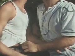 Hung stud Paul Morgan ass fucks in steamy gay film