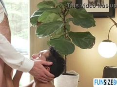 Queer mega-bitch lets Medic smash hes rump