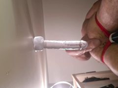 10 Inch deep Dildo fully up my ass - orgasmic anal insertion