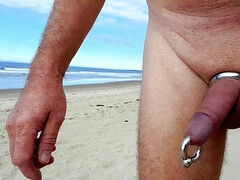 Nude beach walk