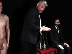 Sage Roux getting examined by the dominant masters