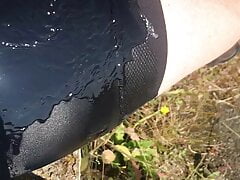 Wet Lycra cum