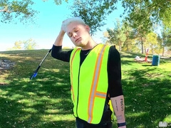 Andrew Connor Gasps Down Man Sausage To Get Out Of Garbage Duty