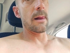 Gay car, gay outdoor, gay masturbation