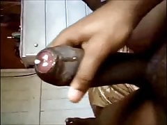 LONG BLACK COCK CUM
