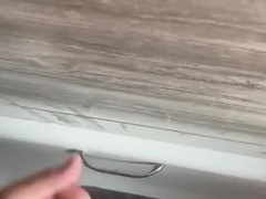 Jerking my Rigid Fuck-Stick in the Douche with Ginormous Popshot