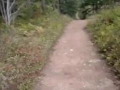 Risky Outdoors Exhibitionist, Bare Walk in Public