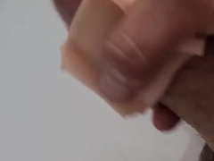 Assfucking Beads in the Tub, Camera Fellow needs some Work, LOL Horny.