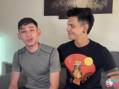 two Uncircumcised Twunks Blow and Stepbro Masturbate Big Popshots! UncutTwinks