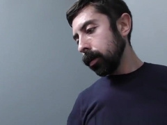 Ponytail twink gets sucking black dick