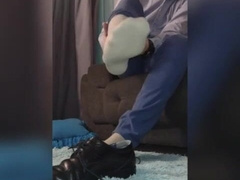 Office socks batty boy