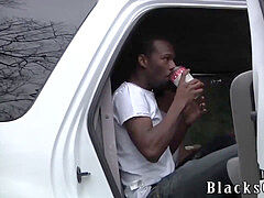 Nate Richards tries To handle 2 Black Cocks
