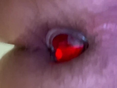 11 inch man-meat downright in my bootie