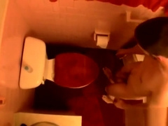 Gay men video piss cum lab Unloading In The Toilet Bowl