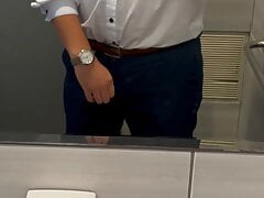 Kinky dick cum at public restrooms