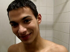 Bathroom bang with a skinny little slut