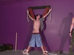 Skinny twink plays dirty bondage games with his horny boyfriend